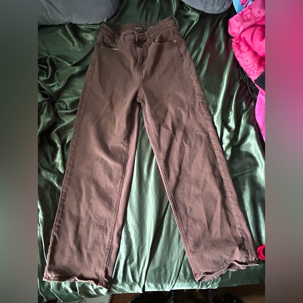 Old Navy Brown Women's Wide Leg Jeans